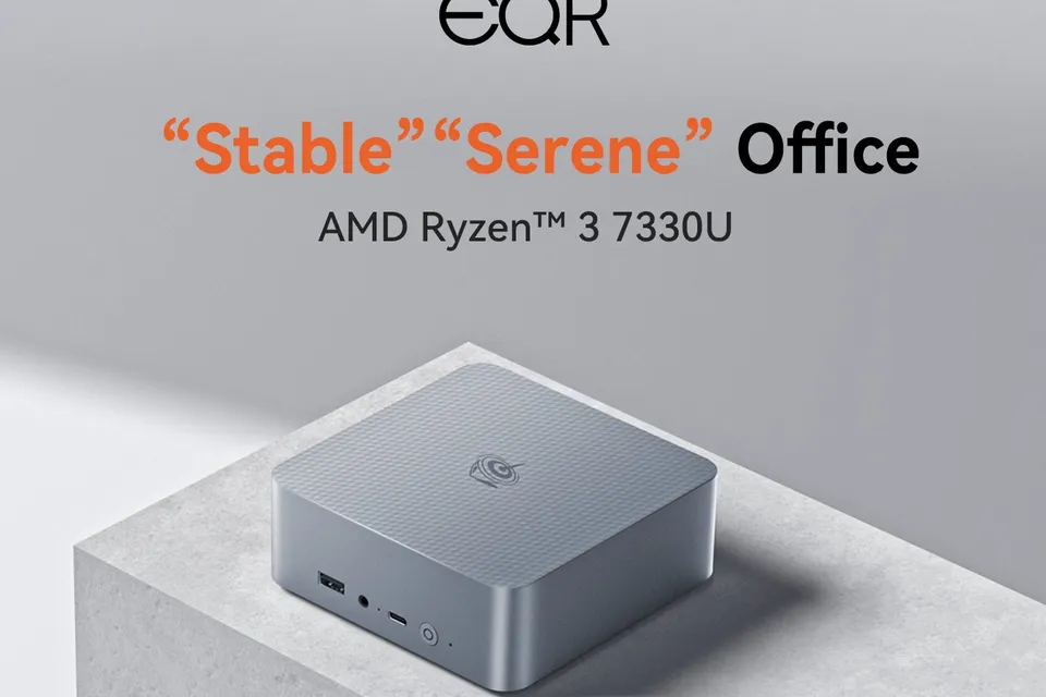零刻推出 AMD 锐龙 3 7330U 款 EQR5 迷你主机，0 + 0 配置 1295 元