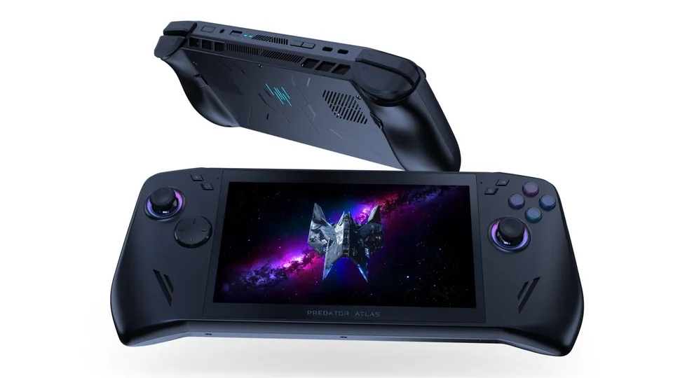 宏碁推出 Predator Atlas 7 掌机：设计更紧凑，7" FHD+ 120Hz 屏